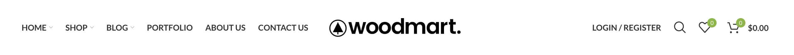 td ecommerce header