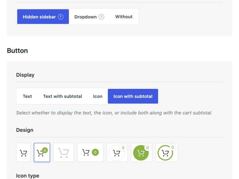 td hb cart custom icon