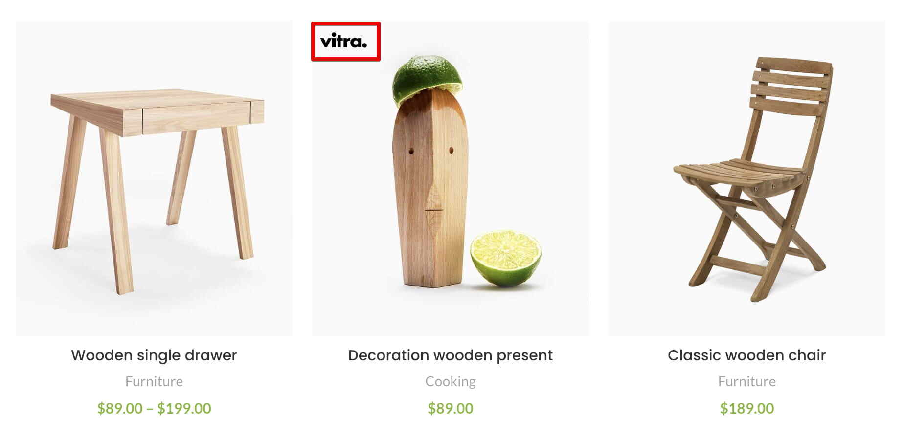 带有属性标签图片的随机产品