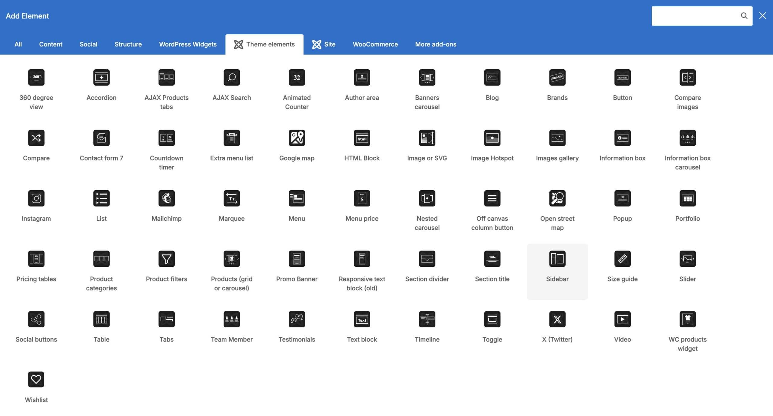WPB elements